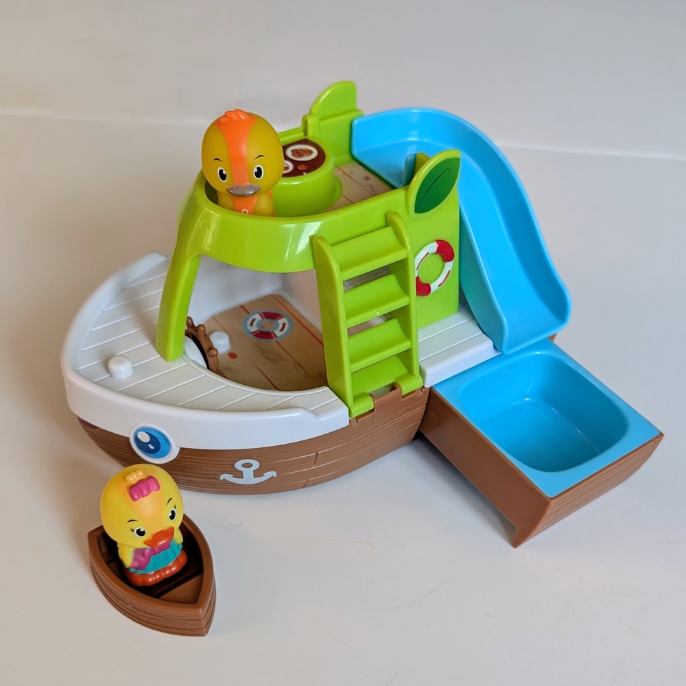 Timber Tots Vulli Klorophil Boat Lot With Character Figures - Picture 9 of 16